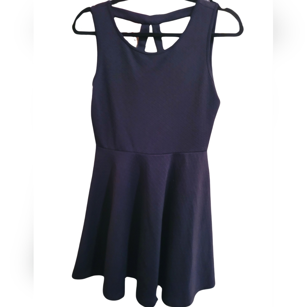 Black Halter Fit and Flare Cocktail Dress